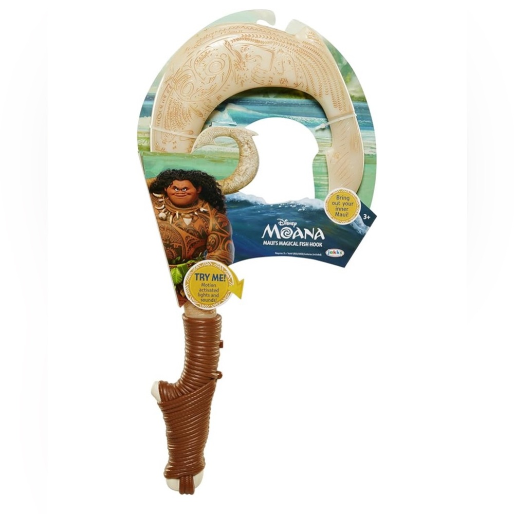 Disney Moana Maui's Enchanted Fish Hook - Cream and Brown